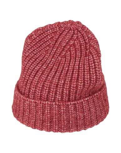 Shop Mrz Woman Hat Brick Red Size Onesize Alpaca Wool, Cotton