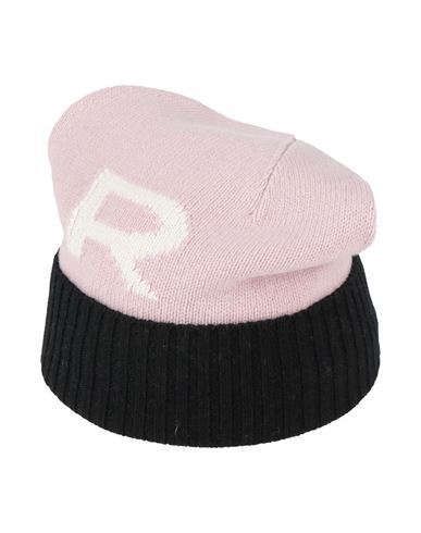 Shop Rochas Woman Hat Light Pink Size Onesize Lambswool, Cashmere
