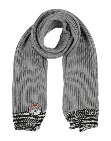 Shop Missoni Woman Scarf Grey Size - Wool