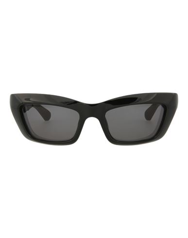 Shop Bottega Veneta Square-frame Injection Sunglasses Sunglasses Black Size 51 Plastic Material