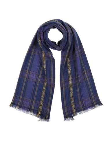 Isabel Marant Woman Scarf Purple Size - Wool, Cashmere In Blue