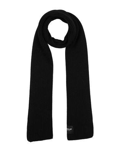 Shop Dondup Man Scarf Black Size - Wool, Acrylic
