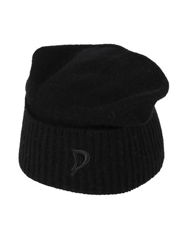 Shop Dondup Woman Hat Black Size Onesize Cashmere, Wool