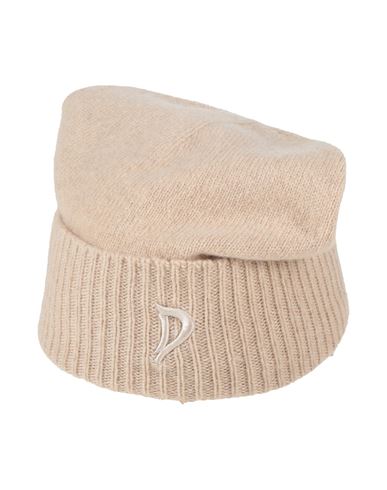 Dondup Woman Hat Beige Size Onesize Cashmere, Wool In Neutral
