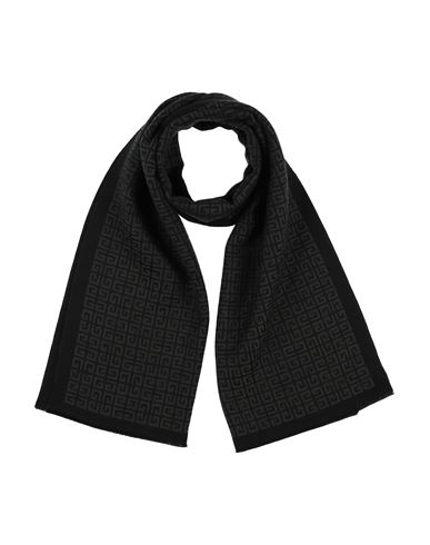 Shop Givenchy Man Scarf Military Green Size - Wool, Virgin Wool