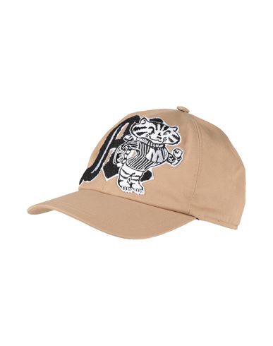 Shop Msgm Man Hat Sand Size Onesize Polyester, Cotton In Beige
