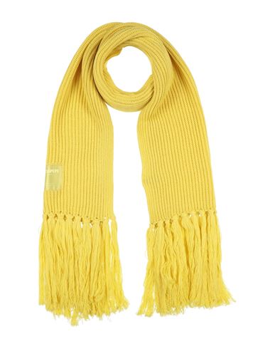 Shop Patrizia Pepe Woman Scarf Yellow Size - Acrylic, Wool