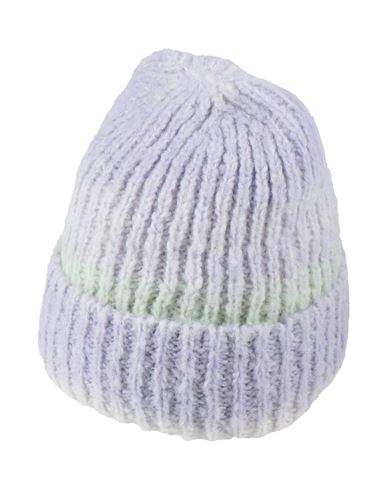 Shop Msgm Woman Hat Light Purple Size Onesize Acrylic, Wool, Polyamide