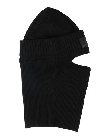 Shop Y-3 Hat Black Size Onesize Wool, Polyamide, Elastane