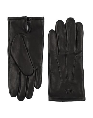 Shop Y-3 Gloves Black Size S Sheepskin
