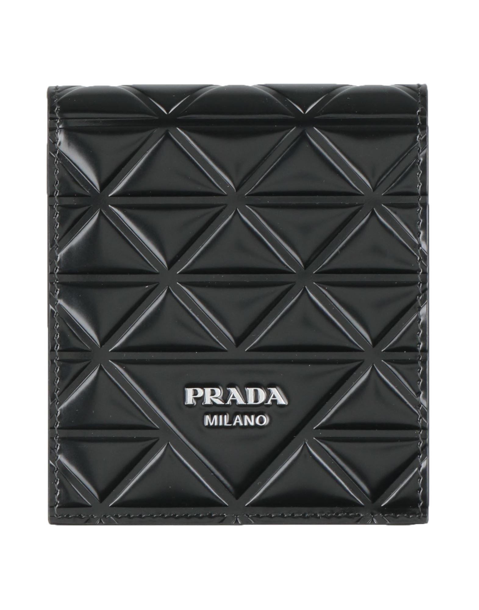 PRADA (プラダ) サフィアーノレザー スナップボタン開閉 コンパクトウォレット PRL1MH042QHH ブランド メンズ にがい 男性 財布