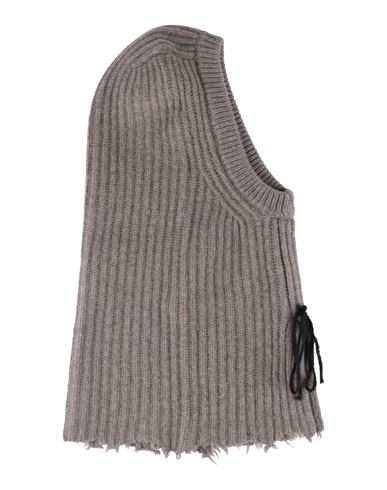 Shop Isabel Benenato Man Hat Dove Grey Size Onesize Cashmere, Wool