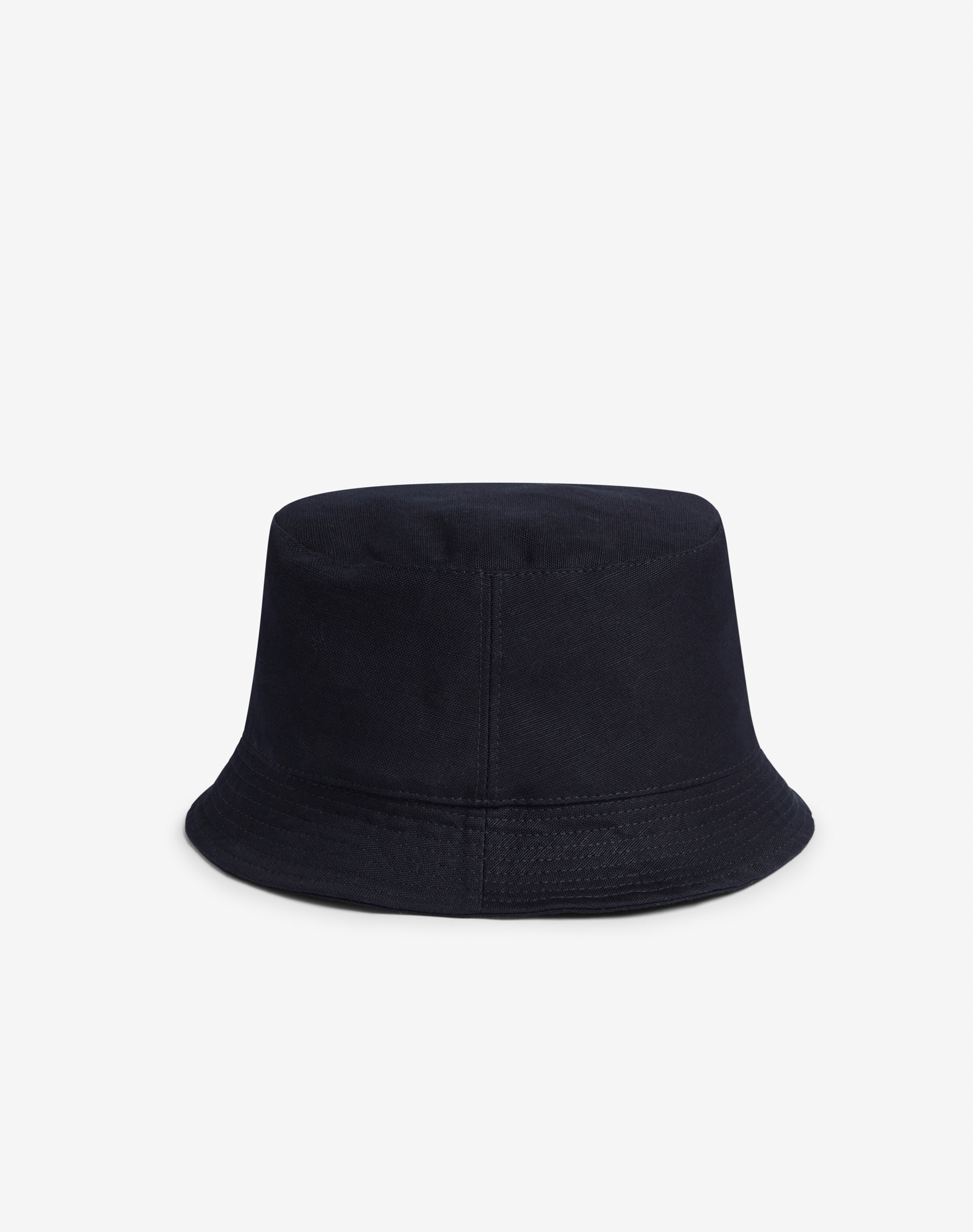 Shop Dunhill Cotton Linen Canvas Bucket Hat In Black