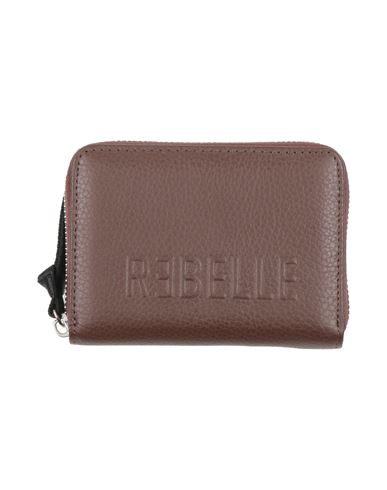Rebelle Woman Wallet Brown Size - Leather In Neutral