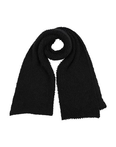 Avant Toi Man Scarf Black Size - Cotton, Merino Wool, Polyamide, Baby Alpaca Wool, Cashmere In Black