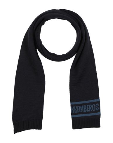 Bikkembergs Toddler Boy Scarf Midnight Blue Size - Acrylic, Wool In Blue