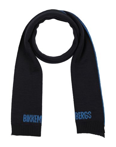 Bikkembergs Toddler Boy Scarf Midnight Blue Size - Acrylic, Wool In Blue