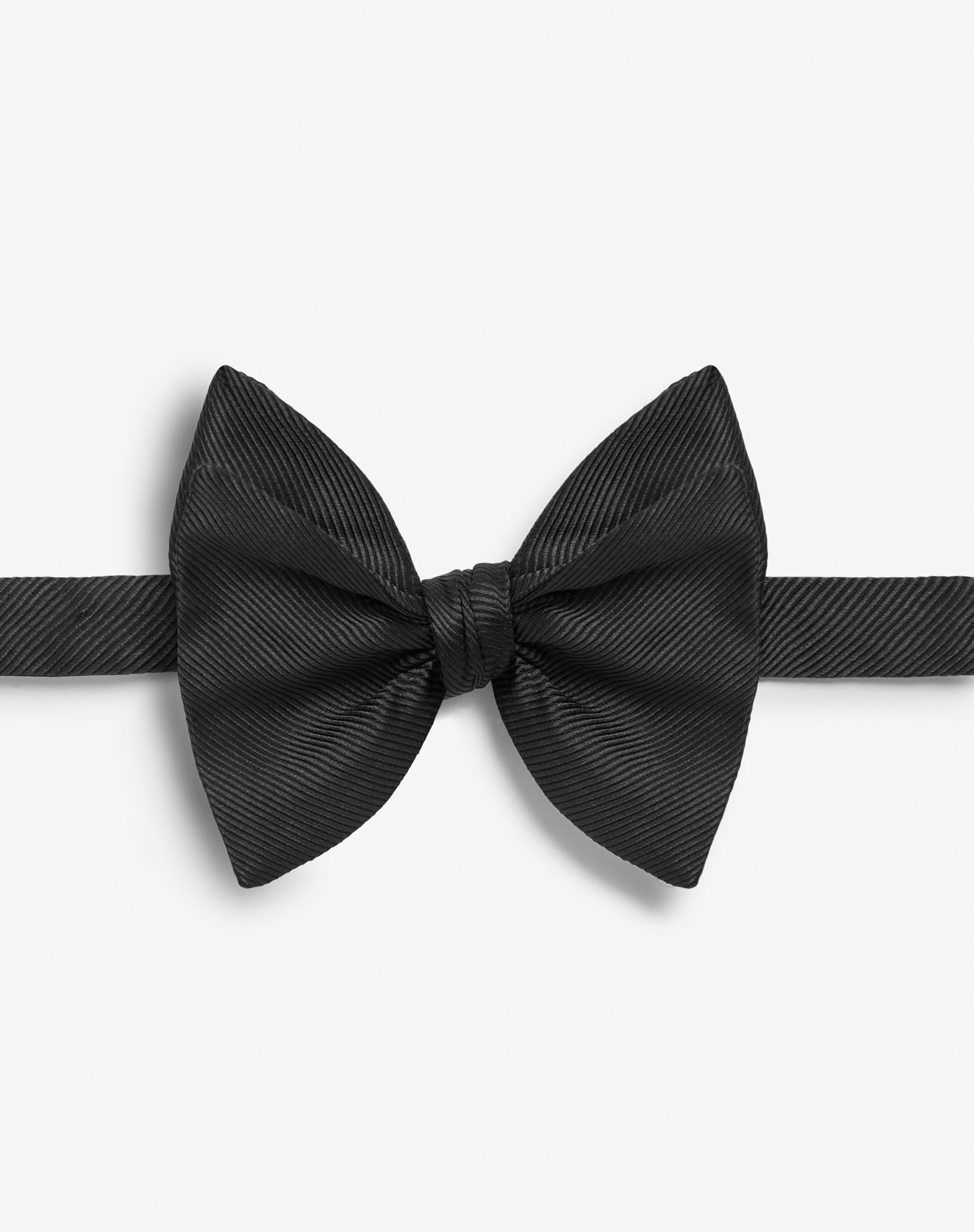 DUNHILL SILK HEAVY TWILL BOW TIE