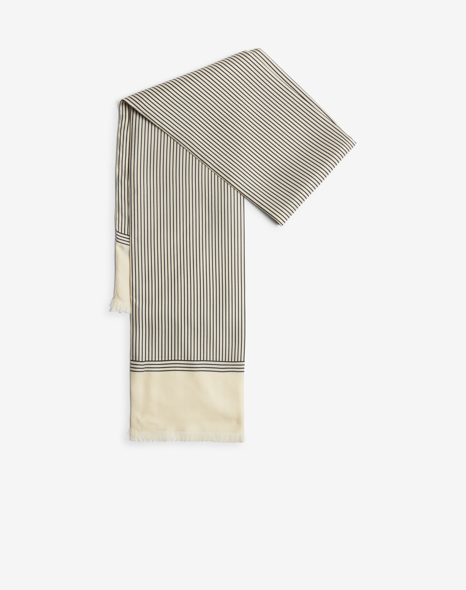 DUNHILL SILK LINEAR EVENING SCARF 