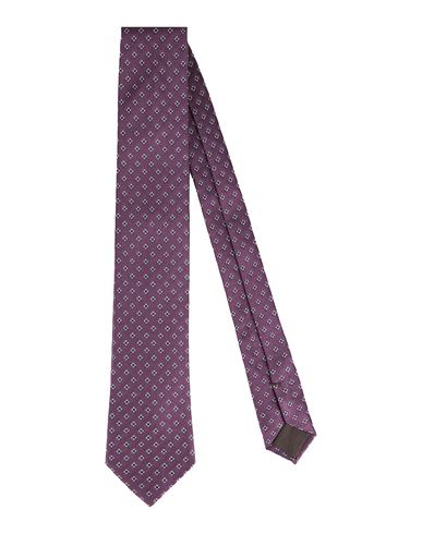 Caruso Man Ties & Bow Ties Dark Purple Size - Silk
