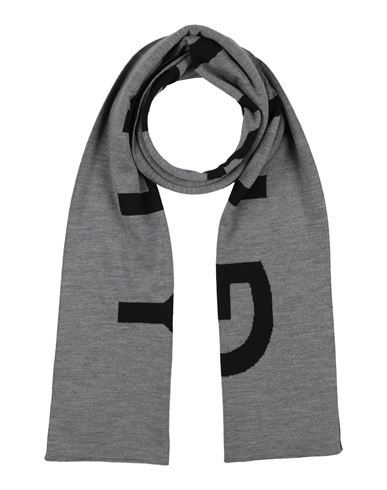 Givenchy Man Scarf Grey Size - Wool In Gray