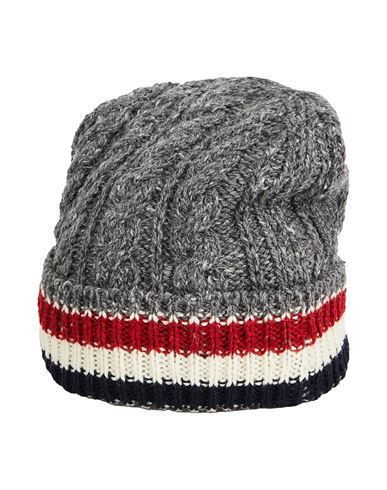 Thom Browne Man Hat Grey Size Onesize Wool, Mohair Wool