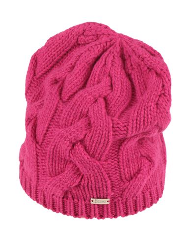 Herno Woman Hat Fuchsia Size Onesize Wool In Pink