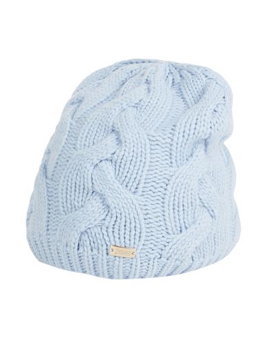 Herno Woman Hat Sky Blue Size Onesize Wool In Blue