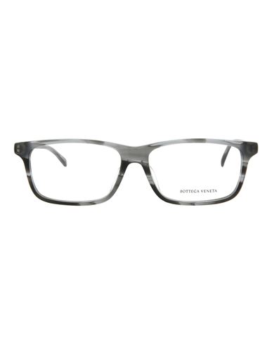 Bottega Veneta Square-frame Acetate Optical Frames Man Eyeglass Frame Grey Size 55 Acetate In Gray