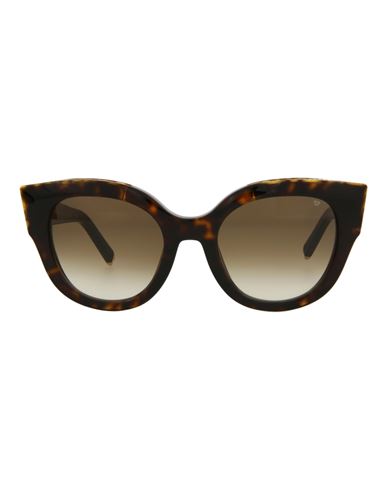 Philipp Plein Square-frame Acetate Sunglasses Woman Sunglasses Brown Size 53 Acetate