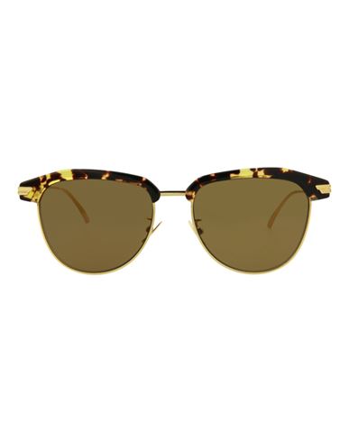 Shop Bottega Veneta Round-frame Acetate Sunglasses Sunglasses Multicolored Size 54 Acetate In Fantasy