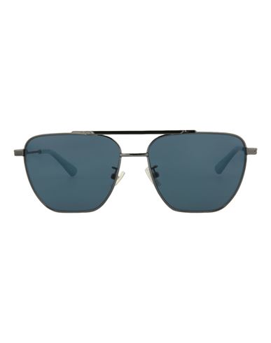 Bottega Veneta Aviator-frame Metal Sunglasses Man Sunglasses Grey Size 57 Metal