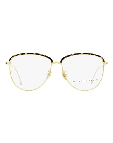 Shop Victoria Beckham Tea Cup Vb2100 Eyeglasses Woman Eyeglass Frame Gold Size 58 Metal