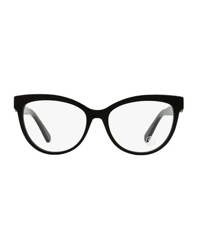 Shop Moncler Cat Eye Ml5166 Eyeglasses Woman Eyeglass Frame Black Size 53 Acetate