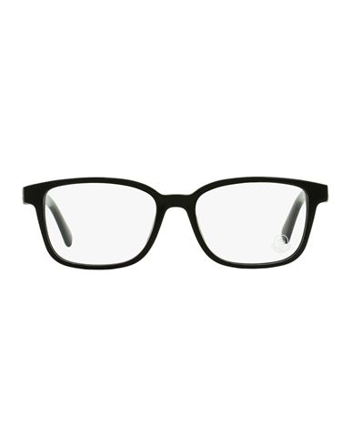 Shop Moncler Rectangular Ml5169d Eyeglasses Eyeglass Frame Black Size 52 Acetate