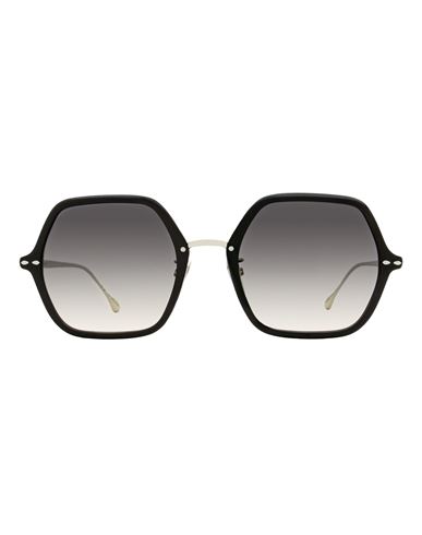 Isabel Marant Loise Im0036s Sunglasses Woman Sunglasses Black Size 55 Acetate, Metal In Gray