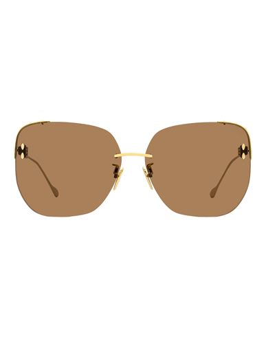 Isabel Marant Square Im0082s Sunglasses Woman Sunglasses Brown Size 65 Metal