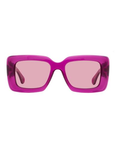 Lanvin Rectangular Lnv642s Sunglasses Woman Sunglasses Multicolored Size 52 Plastic In Fantasy