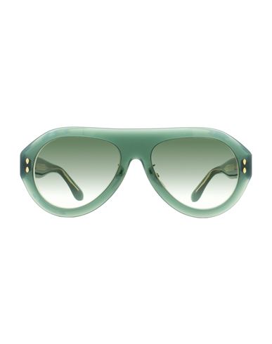 Isabel Marant Darly Im0001s Sunglasses Woman Sunglasses Transparent Size 57 Acetate In Green