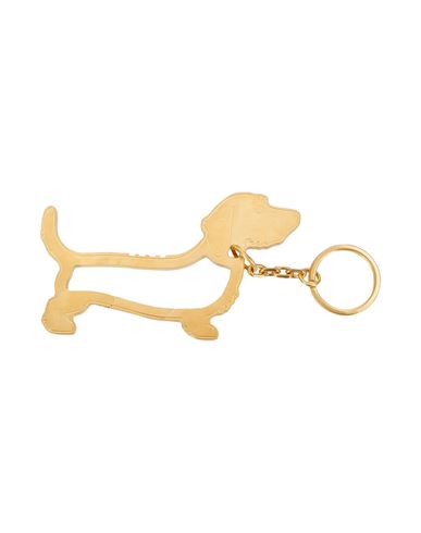 Thom Browne Man Key Ring Gold Size - Brass In Gold