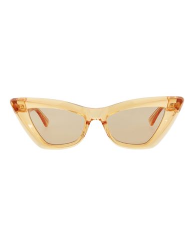 Bottega Veneta Cat Eye-frame Recycled Acetate Sunglasses Woman Sunglasses Orange Size 53 Acetate