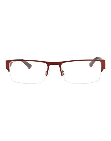 Puma Square-frame Metal Optical Frames Man Eyeglass Frame Purple Size 55 Metal In Brown