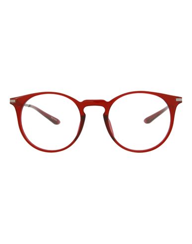 Puma Round-frame Injection Optical Frames Eyeglass Frame Multicolored Size 49 Plastic Material, Tita In Red