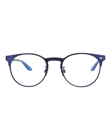 Puma Round-frame Metal Optical Frames Eyeglass Frame Blue Size 50 Metal In Black