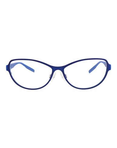 Puma Cat Eye-frame Metal Optical Frames Woman Eyeglass Frame Blue Size 57 Metal