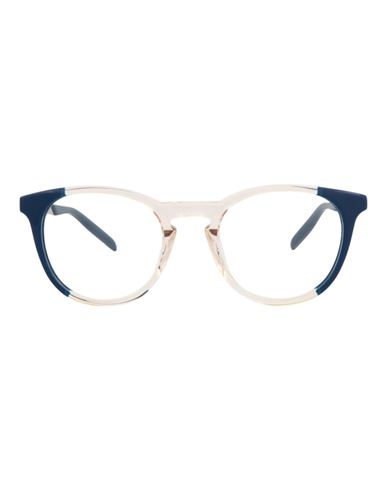 Puma Round-frame Acetate Optical Frames Woman Eyeglass Frame Blue Size 48 Acetate