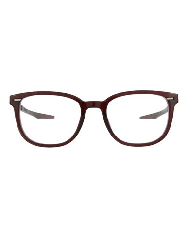 Puma Round-frame Injection Optical Frames Eyeglass Frame Red Size 52 Plastic Material In Black