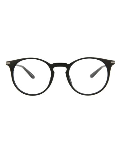 Puma Round-frame Injection Optical Frames Eyeglass Frame Black Size 49 Plastic Material, Titanium