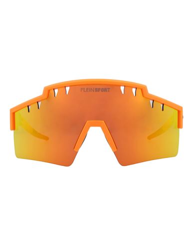 Philipp Plein Shield-frame Injection Sunglasses Man Sunglasses Orange Size 99 Plastic Material