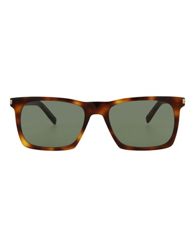 Saint Laurent Square-frame Acetate N/a Sunglasses Multicolored Size 54 Acetate In Brown